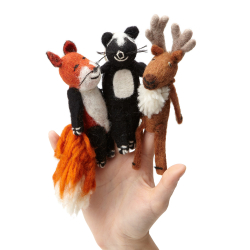 Wild Woolies Finger Puppets